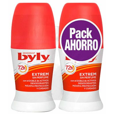 Byly Extrem Desodorant Roll On 2x50ml