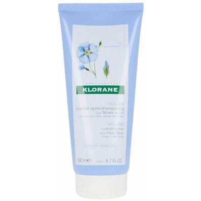 Klorane Volumen Haarspülung - Conditioner mit Leinenfasern 200ml