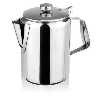 Kaffeekanne Servierkanne Buffet Edelstahl hochglanzpoliert 1,5 L NEU