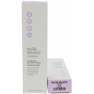 Milk shake Creative Conditioning Permanent Colour 100ml Blue Black