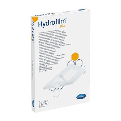 20x Hartmann Hydrofilm® Plus Transparentverband 9 x 10 cm - 5 Stück | Packung (5 Stüc