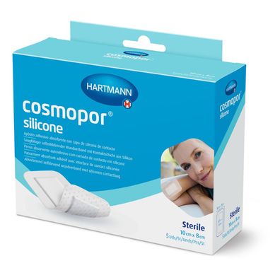 24x Cosmopor silicone 10x8cm (E*D*P*E) | Packung (5 Stück)