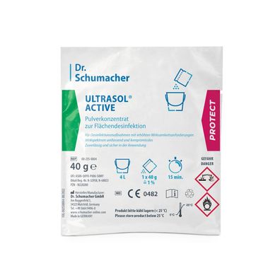 Dr. Schumacher Ultrasol® Active Flächendesinfektion - 40 g | Packung (40 g)