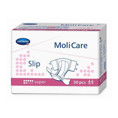 MoliCare Slip super 7 Tropfen L, 30 Stück | Packung (30 Stück) (Gr. L)