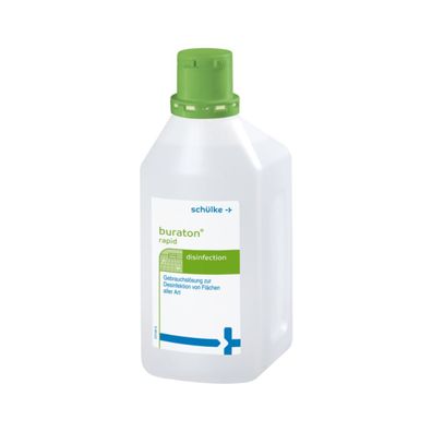 10x Schülke buraton® rapid Schnelldesinfektionspräparat, 1 Lite| Flasche (1 l)