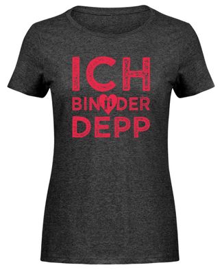 ICH BIN DER DEPP - Damen Melange Shirt