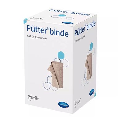 Hartmann Pütter-Verband®, 10 cm x 5 m - 1 Binde | Packung (1 Stück)