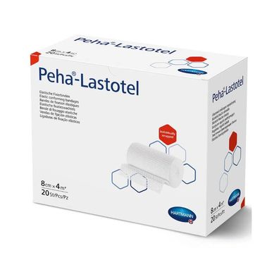 120x Hartmann Peha®-Lastotel® Fixierbinde, einzeln verpackt - 20 Stück - 10 cm x 4 m