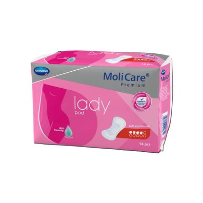 Hartmann MoliCare® Premium lady pad Einlagen, 4 Tropfen - 14 Stück | Packung (14 Stüc