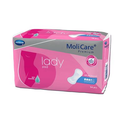 MoliCare Premium lady pad 3,5 Tropfen, 14 Stück | Packung (14 Stück)