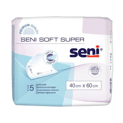 Seni Soft Super 40 cm x 60 cm - 30 Stück | Packung (30 Stück)