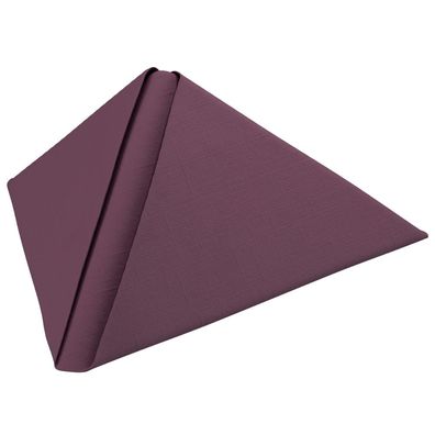 12x Dunilin®-Serviette 40 x 40 cm Plum | Packung (45 Stück)