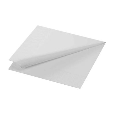 4x Zelltuchservietten 33 x 33 cm 2-lagig 1/4 Falz weiß | Packung (300 Stück)