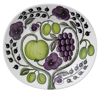 Arabia Paratiisi plate oval 25cm purple 1016092