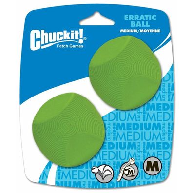 Chuckit Erratic Ball M 6 cm 2 Pack