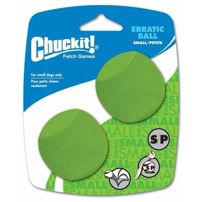 Chuckit Erratic Ball Small 2-Pack