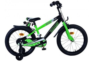 Volare Sportivo Kinderfahrrad - Jungen - 18 Zoll - Grün Schwarz