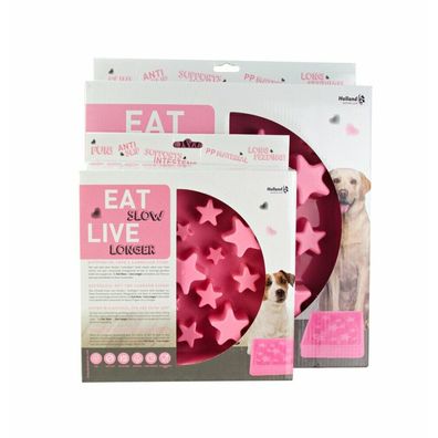 Eat Slow Live Longer Star Pink S