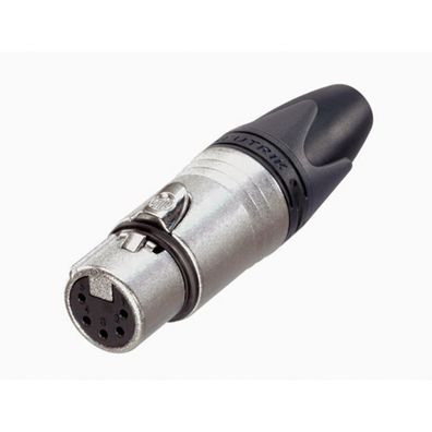 Neutrik XLR 5P Connector - female - Neutrik XX Silberkontakte - Nickelgehäuse