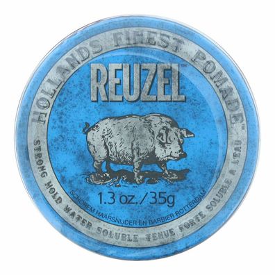 Reuzel Blue Strong Hold Water Soluble High Sheen Pomade 35 g