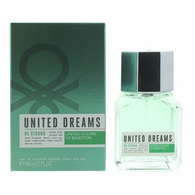 Benetton United Dreams Be Strong Man Eau De Toilette Spray 60ml