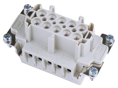 ILME Steckdoseneinsatz 10-pol 16A, chraubklemm