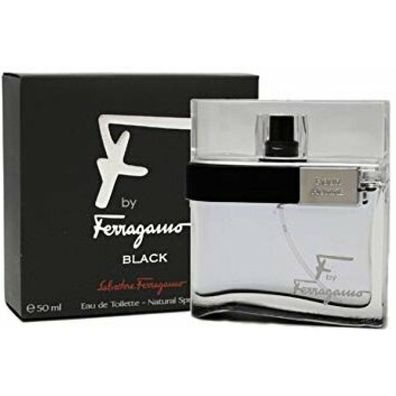 Salvatore Ferragamo F Black Eau De Toilette Spray 50ml For Men