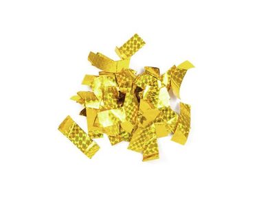 TCM FX Metallic Konfetti rechteckig 55x18mm, gold, Lasereffekt, 1kg