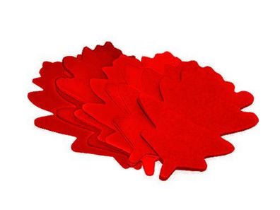 TCM FX Slowfall Konfetti Eichenblätter 120x120mm, rot, 1kg