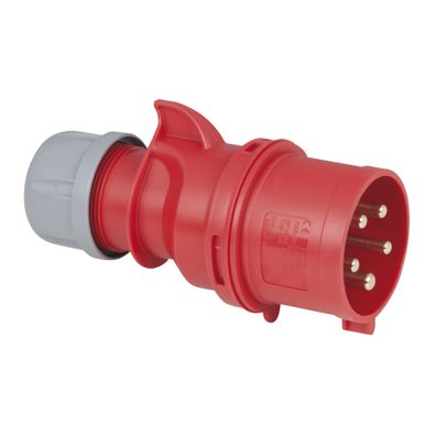 PCE CEE 32 A/400 V 5-pin Plug male Rot - IP44