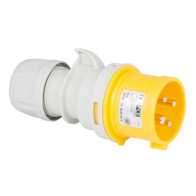 PCE CEE 16 A/110 V 4P Plug - male - yellow Gelb - IP44