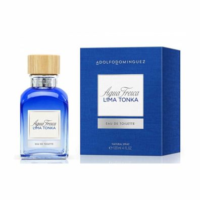 Adolfo Dominguez Agua Fresca Lima Tonka Eau De Toilette Spray 120ml