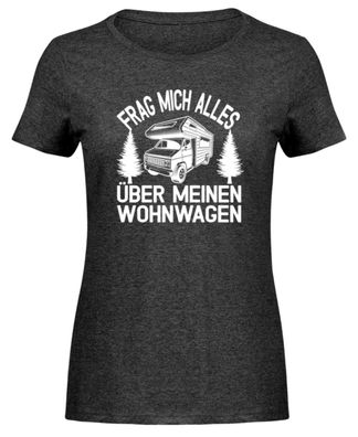 Frag mich alles über meinen Wohnwagen - Damen Melange Shirt