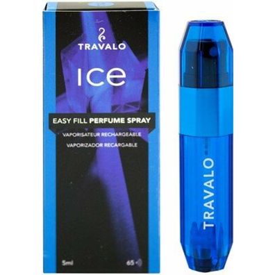 Travalo Perfume Pod Ice nachfüllbarer Parfümzerstäuber Blau 5ml