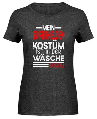Mein Superhelden Kostüm ist in der - Damen Melange Shirt