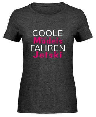 Coole Mädels fahren Jetski - Damen Melange Shirt