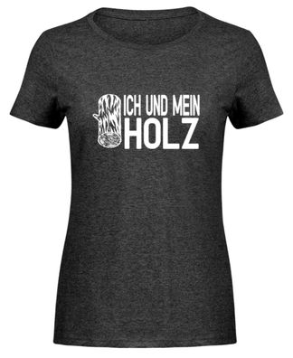 Ich und mein Holz - Damen Melange Shirt