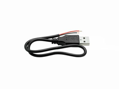 Omnitronic Kabel USB-A auf 2x offene Kabelenden 30cm