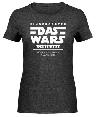 Kindergarten DAS WARS SCHULE 2021 MÖGEN - Damen Melange Shirt