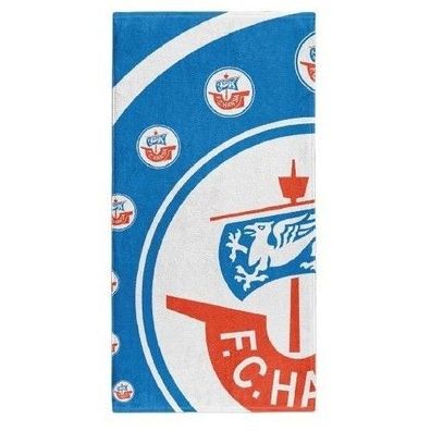 Hansa Rostock Velourstuch Cut Fussball