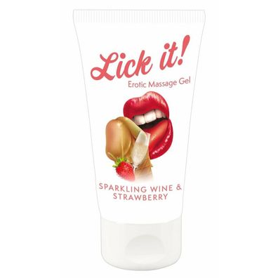 LICK IT Sparkling Wine & Strawberry 50ml