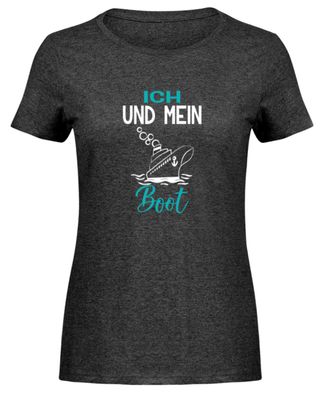 Ich und mein Boot - Damen Melange Shirt