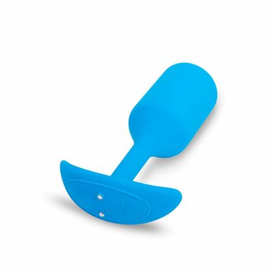 b-Vibe Vibrating Snug Plug L Blue