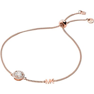 Gentle bronze bracelet with zircons MKC1206AN791