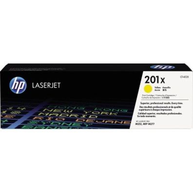 HP Cartridge No 201X HP201X HP 201X Yellow Gelb HC 2,3k (CF402X)