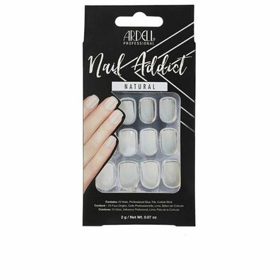 Ardell Nail Addict Natural Squared False Nails