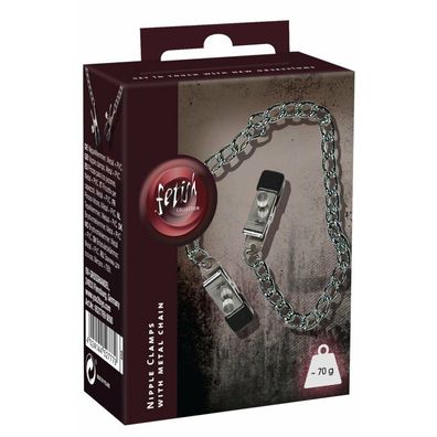 Nipple Clamps with Metal Chain