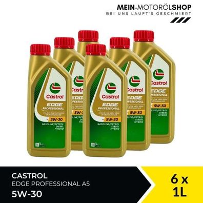 Castrol Edge Professional A5 5W-30 6x1 Liter