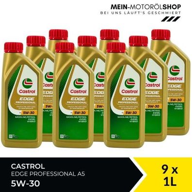 Castrol Edge Professional A5 5W-30 9x1 Liter