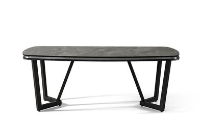 Esstisch Esszimmer Holz Esstische Tisch Stil Modern Schwarz Design